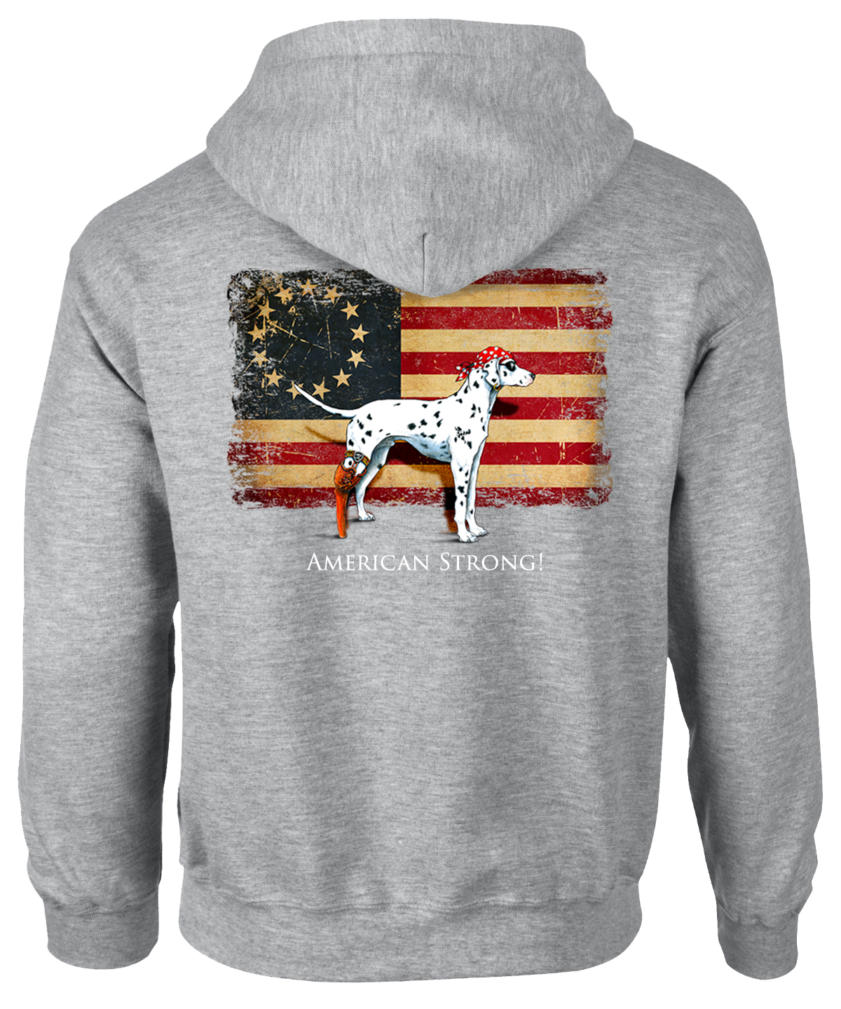 American Strong - Full Zip Hooded Sweater